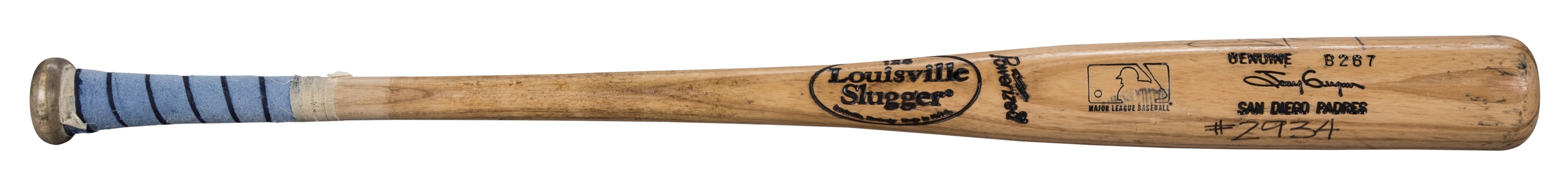 1999 Tony Gwynn Game Used and Signed Louisville Slugger B267 Model Bat (PSA/DNA GU 9)